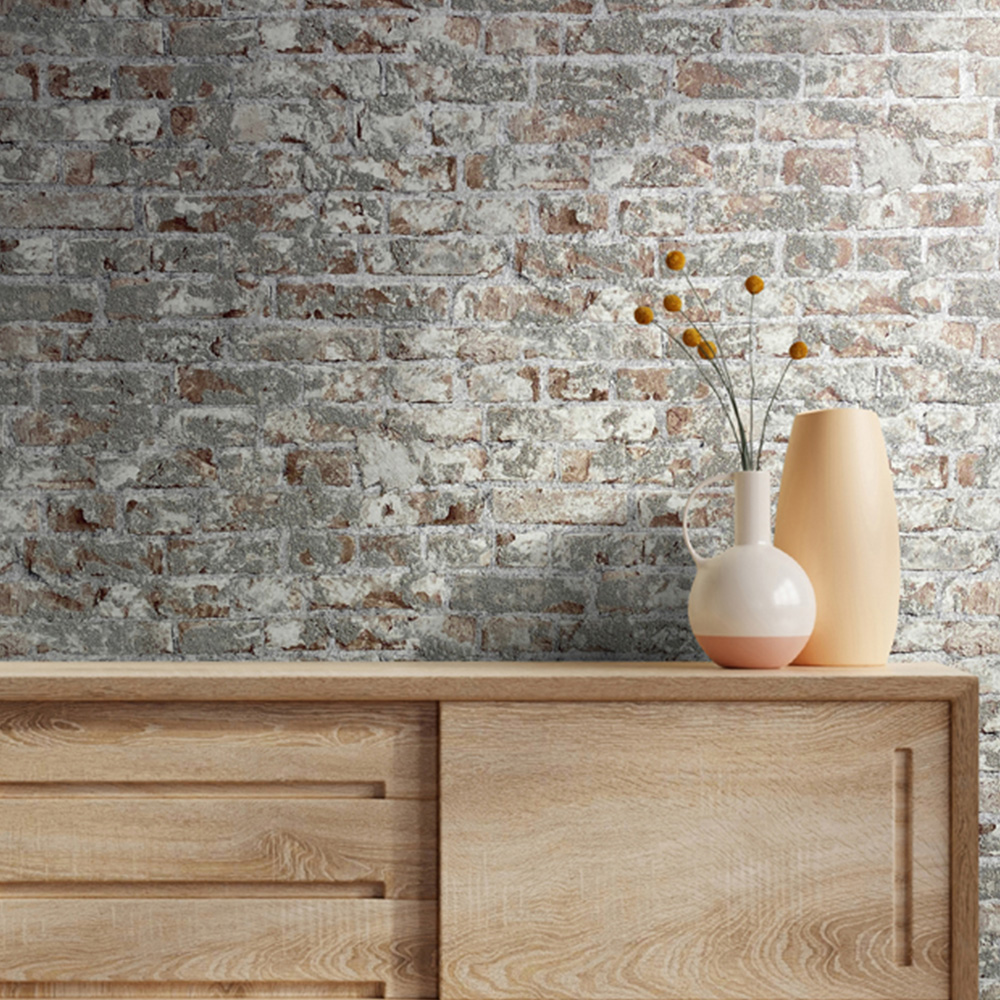 Galerie Industrial Effects Brick Colour Wallpaper Image 4