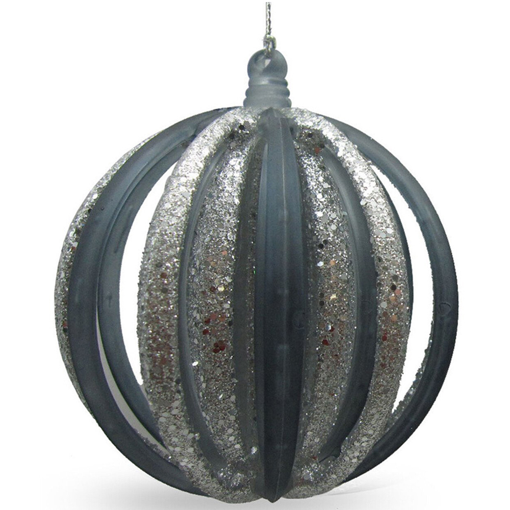 Two Tone Blue Bauble Image 6