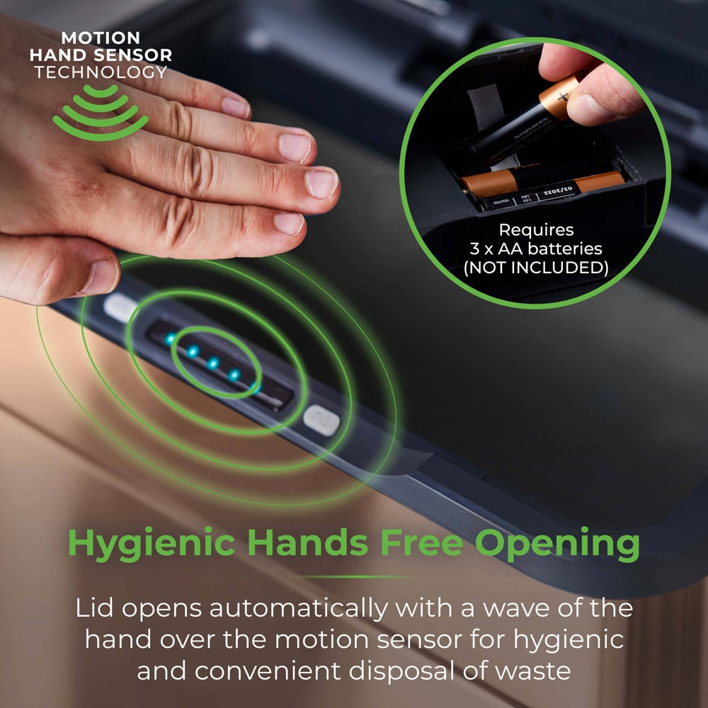 Tower Ozone Gold Sensor Bin 65L Image 5