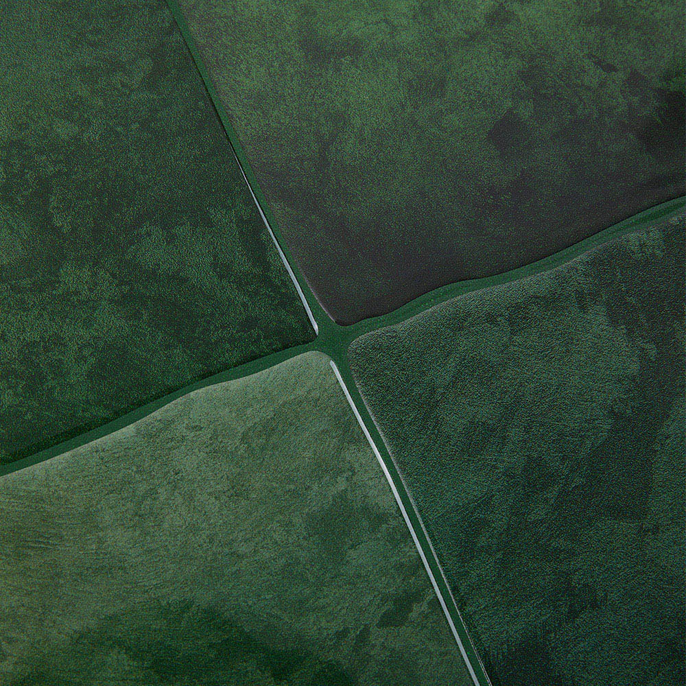 Living and Home Dark Green Square Self Adhesive Wall Sticker 10 Pack Image 5