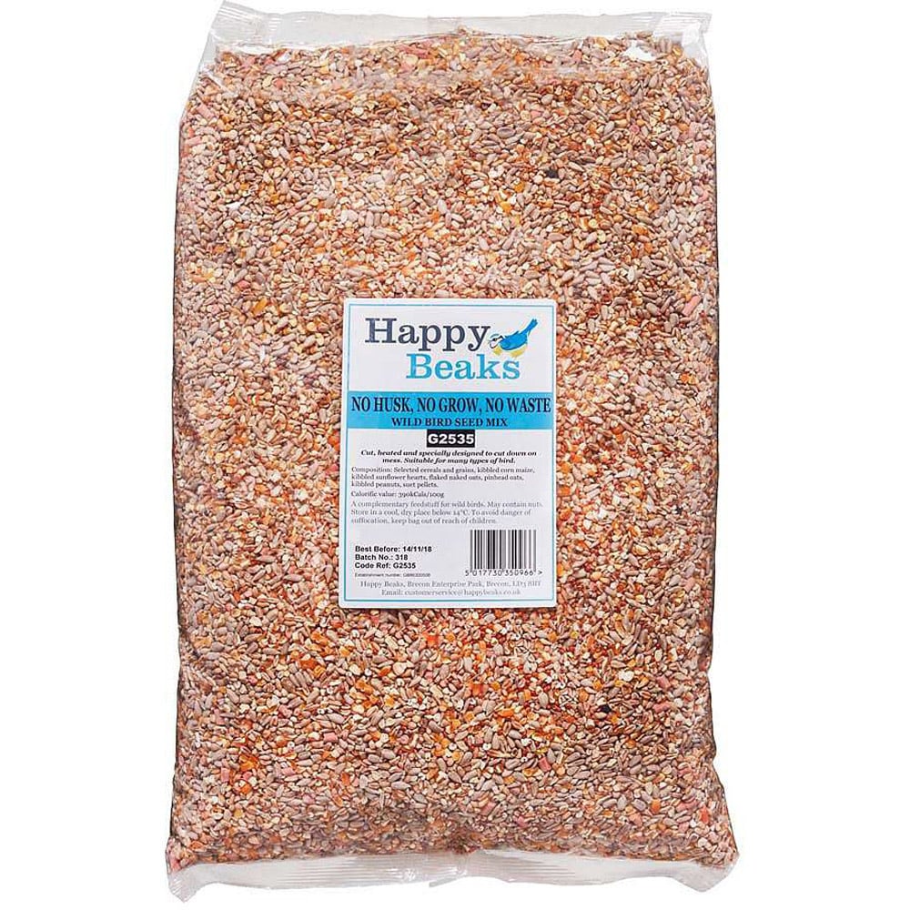 Happy Beaks No Husk No Grow No Waste Wild Seed Mix Bird Food28kg Image 1
