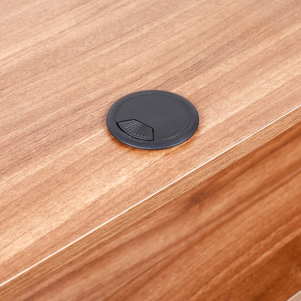 Living and Home 3 Shelf Brown Wall Mounted TV Stand Open Storage Image 6