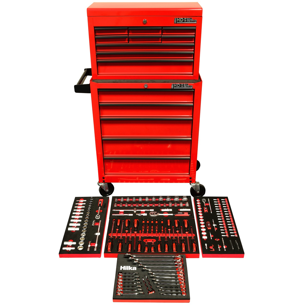 Hilka 14 Drawer Chest and Trolley with 186 Piece EVA Kit Image 3