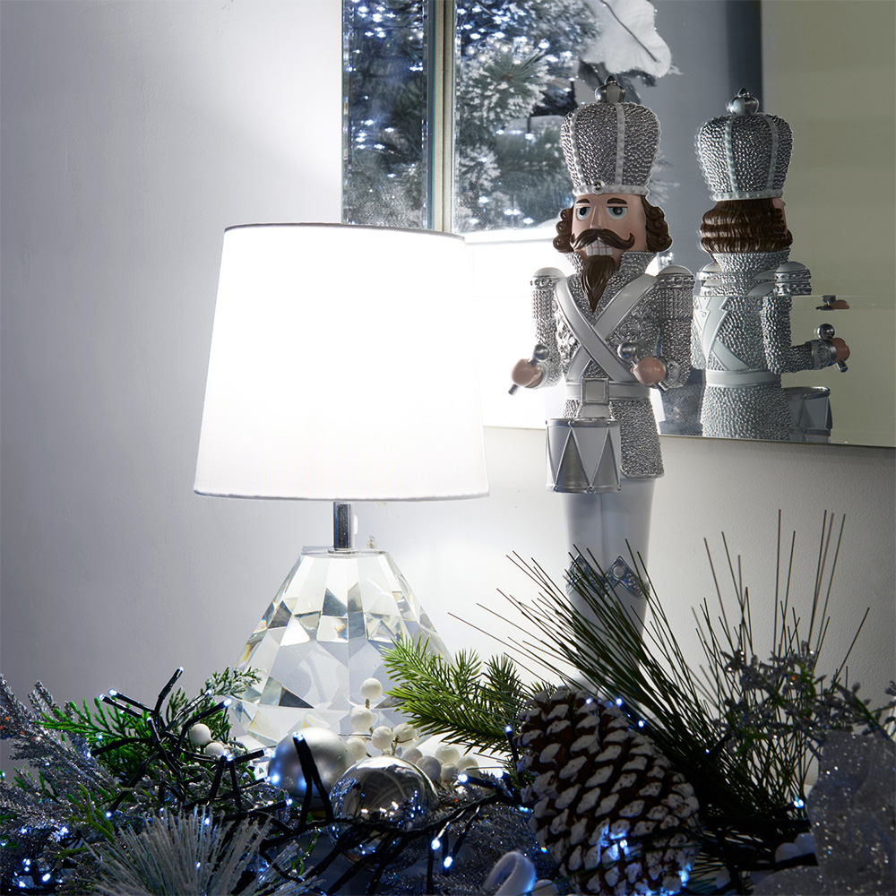 Classic Nutcracker Ornament Silver Image 2
