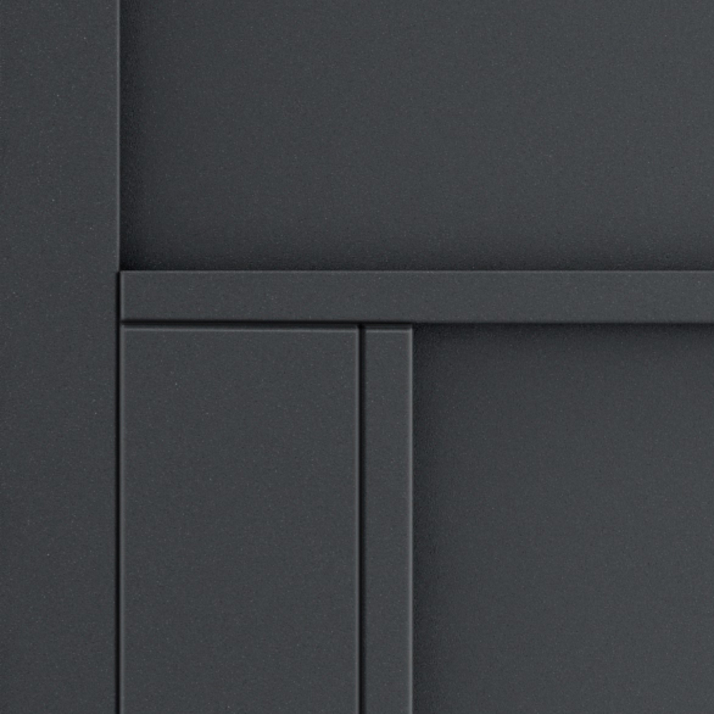 JB Kind Cosmo Urban Industrial Grey Laminated Internal Door 1981 x 610mm Image 3