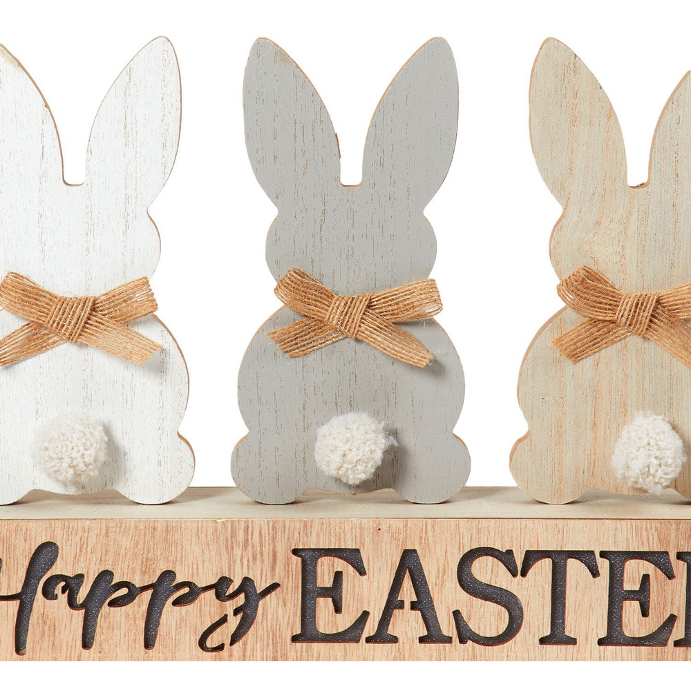 Rustic Easter Bunny Ornament Image 3