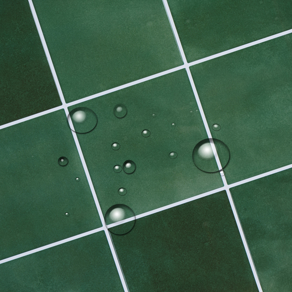 Living and Home 9 Grid Green Peel and Stick Wall Tile Sticker 10 Pack Image 6