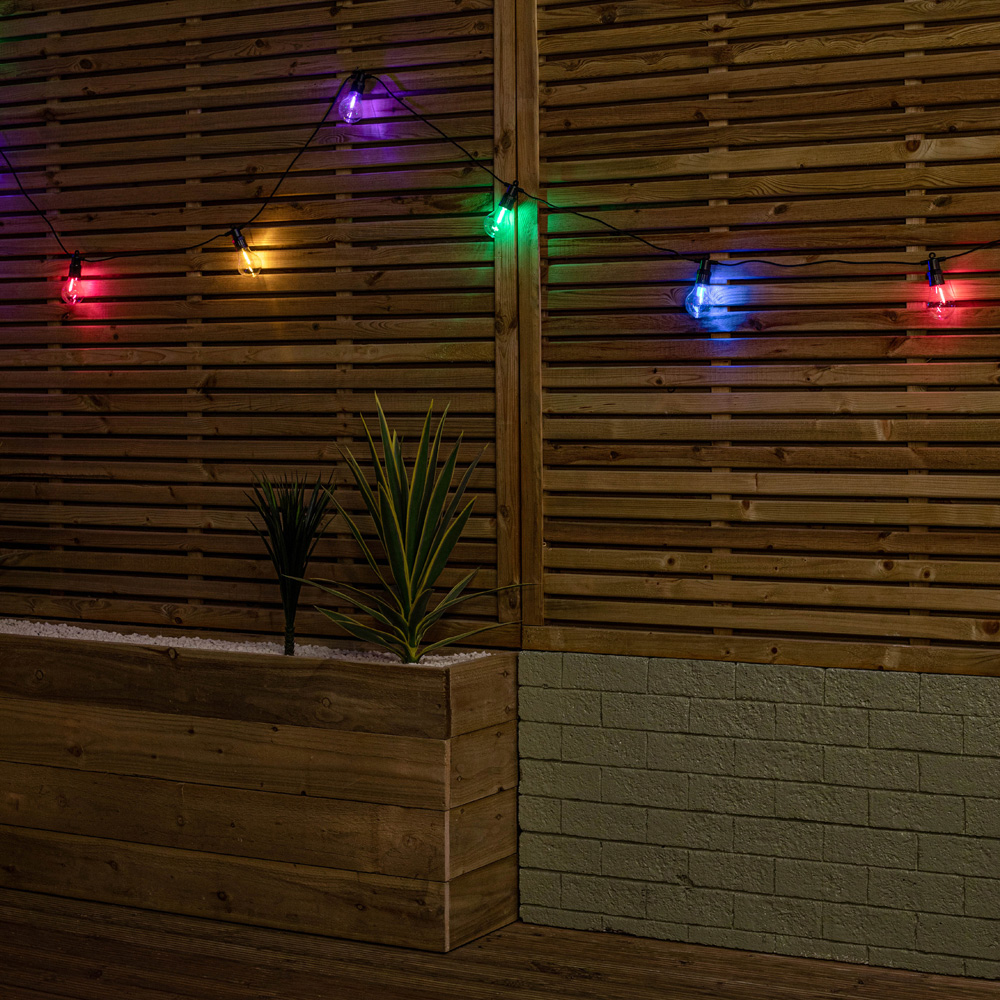Samuel Alexander Multi Coloured LED Connectable Festoon Lights 20 Pack Image 6