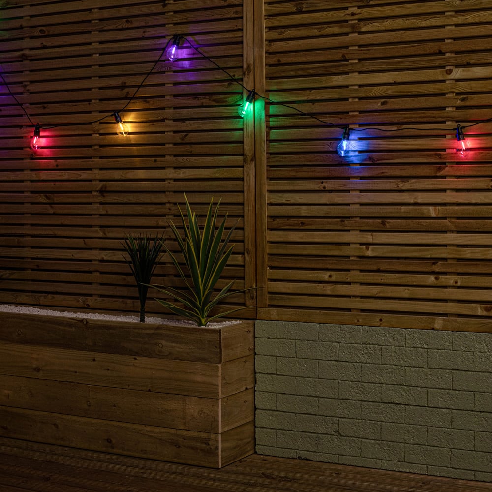 Samuel Alexander Multi Coloured LED Connectable Festoon Lights 10 Pack Image 6