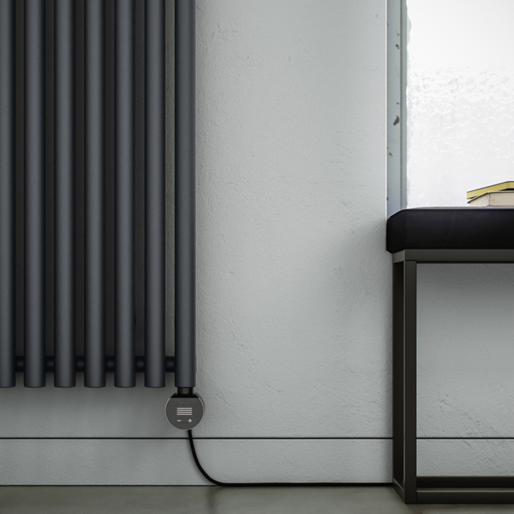 Terma Rolo-Room E Wi-Fi Modern Grey Electric Radiator 1500W 2000 x 590mm Image 7