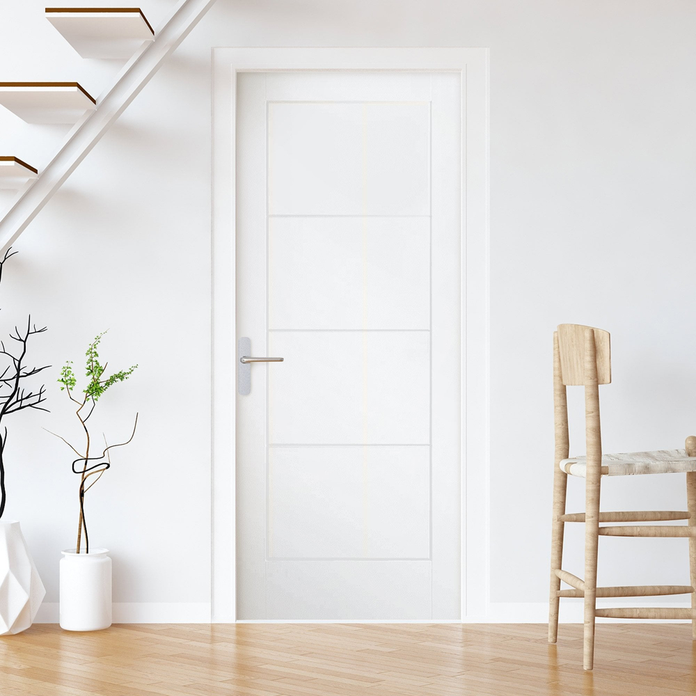 White Moulded Smooth Ladder Internal Door 2040 x 726 x 40mm Image 2
