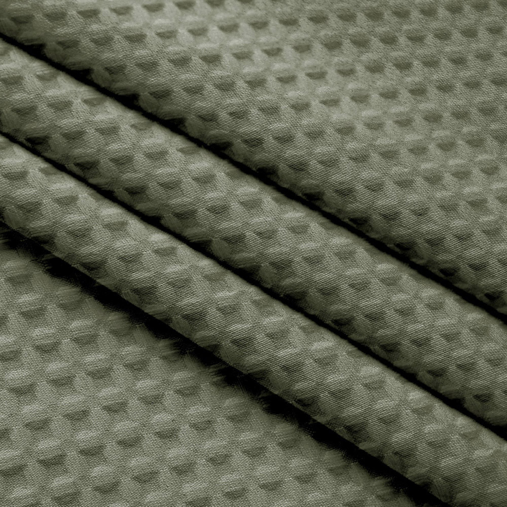Velosso Waffle Sage Blackout Curtains 183 x 168cm Image 6