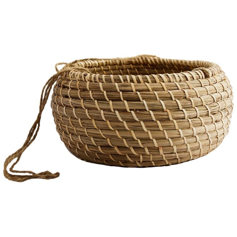 Ivyline Natural Hanging Seagrass Planter 2 Pack Image 2