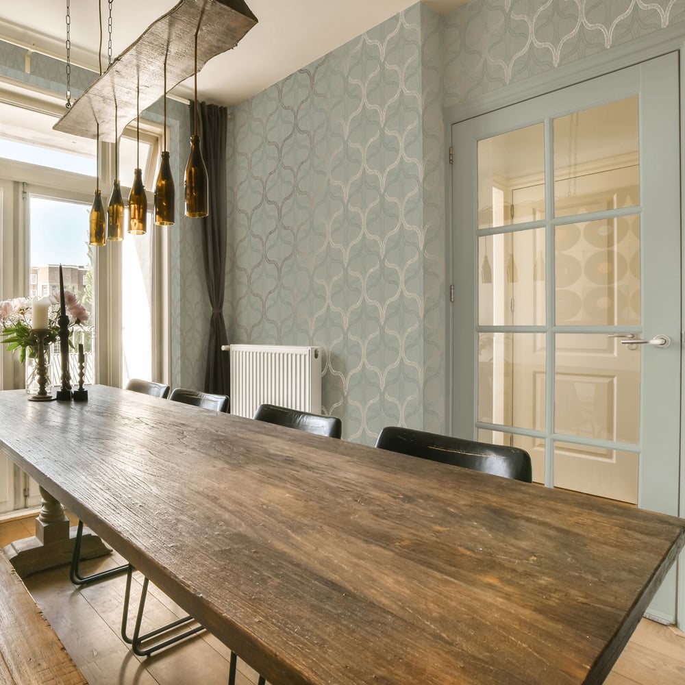 Boutique Refine Geo Sage Wallpaper Image 3