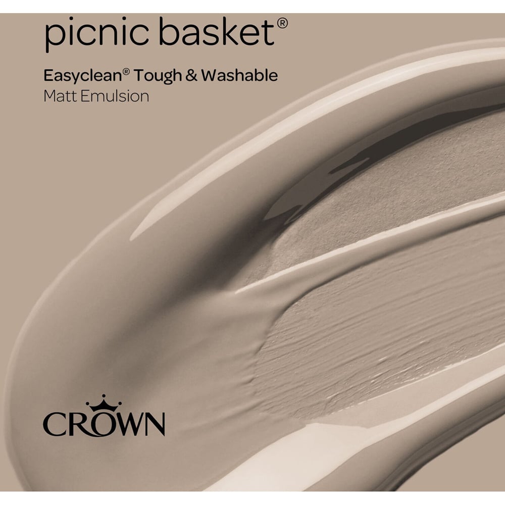 Crown Easyclean Matt Emulsion Paint - Picnic Basket Image 8