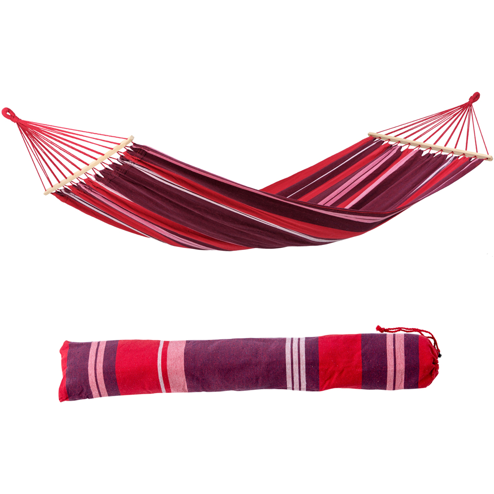 Amazonas Samba Fuego Single Premium Spreader Bar Cotton Garden Spreaderbar Hammock Only Image 2