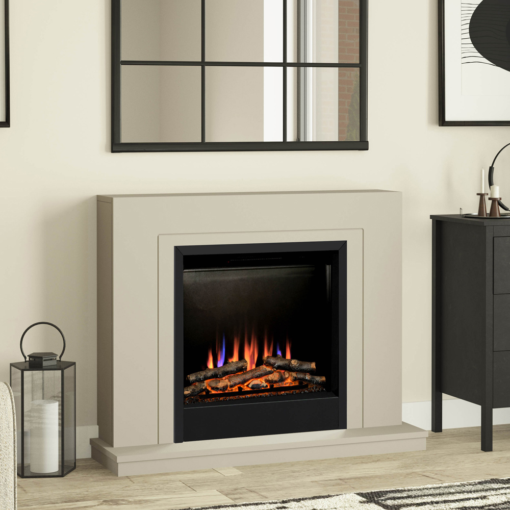 Colby Stone Finish Timber Electric Suite 38 inch Image 2