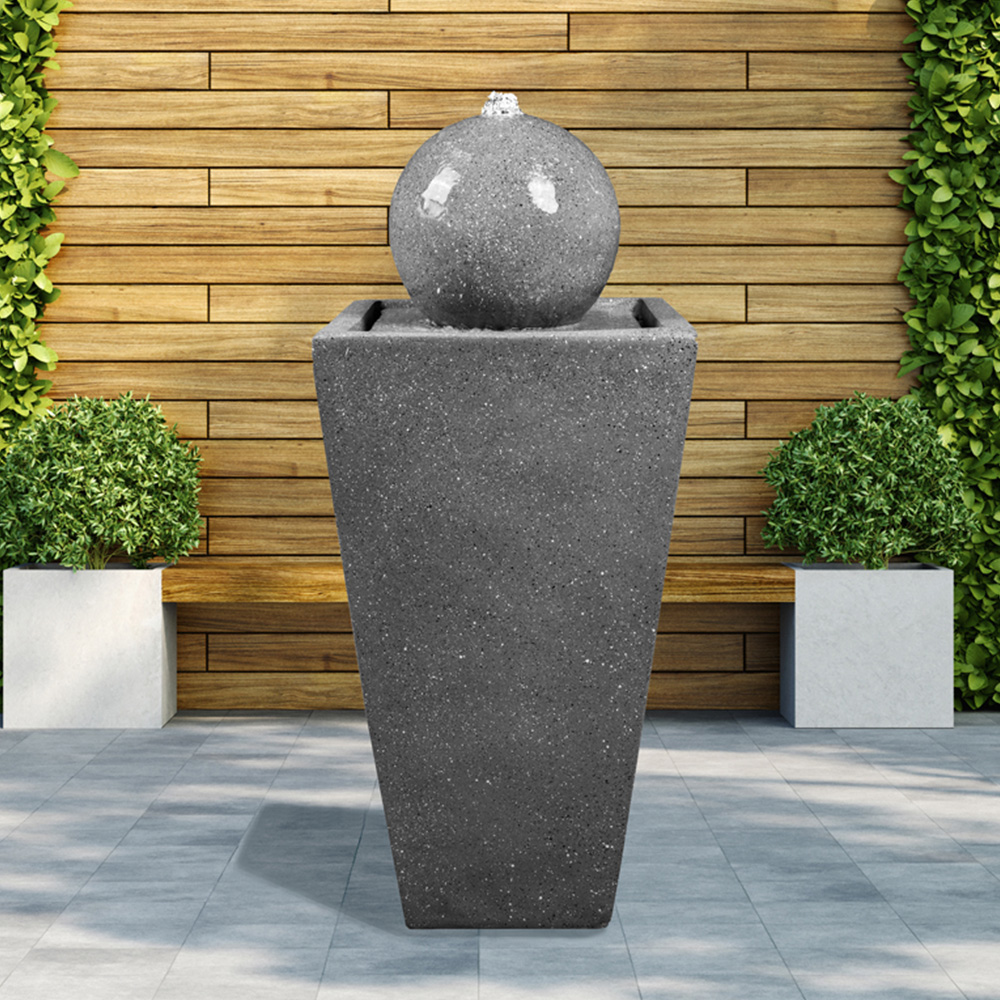 MDA Designs Osiris Outdoor Garden Water Feature with LED Lighting Image 2
