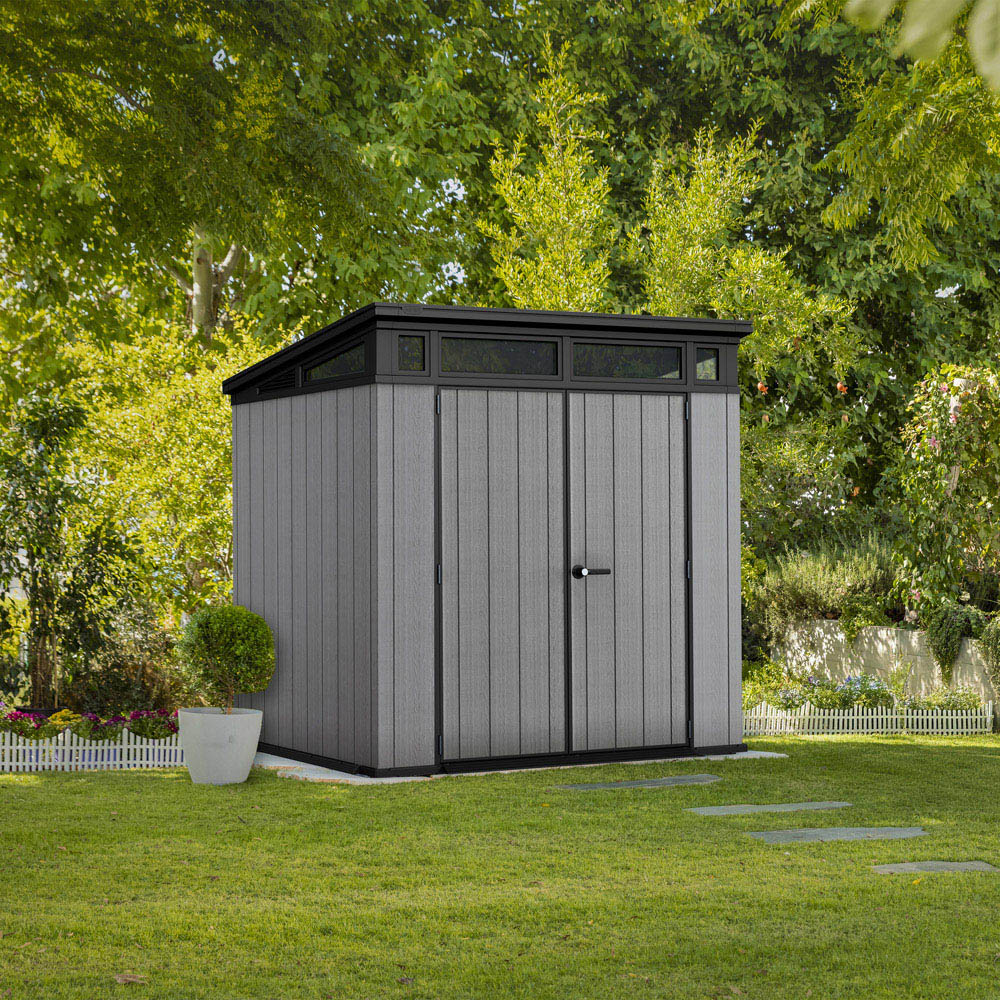 Keter Artizan 2.0 7 x 7ft Grey Pent Garden Shed Image 2