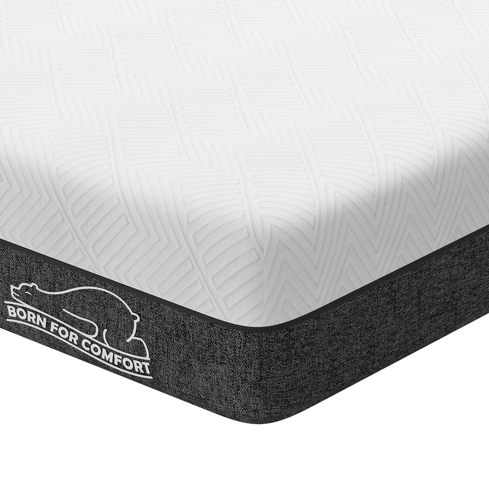 Rattrix King Size Grey Gel Memory Foam Mattress 12 inch Image 3