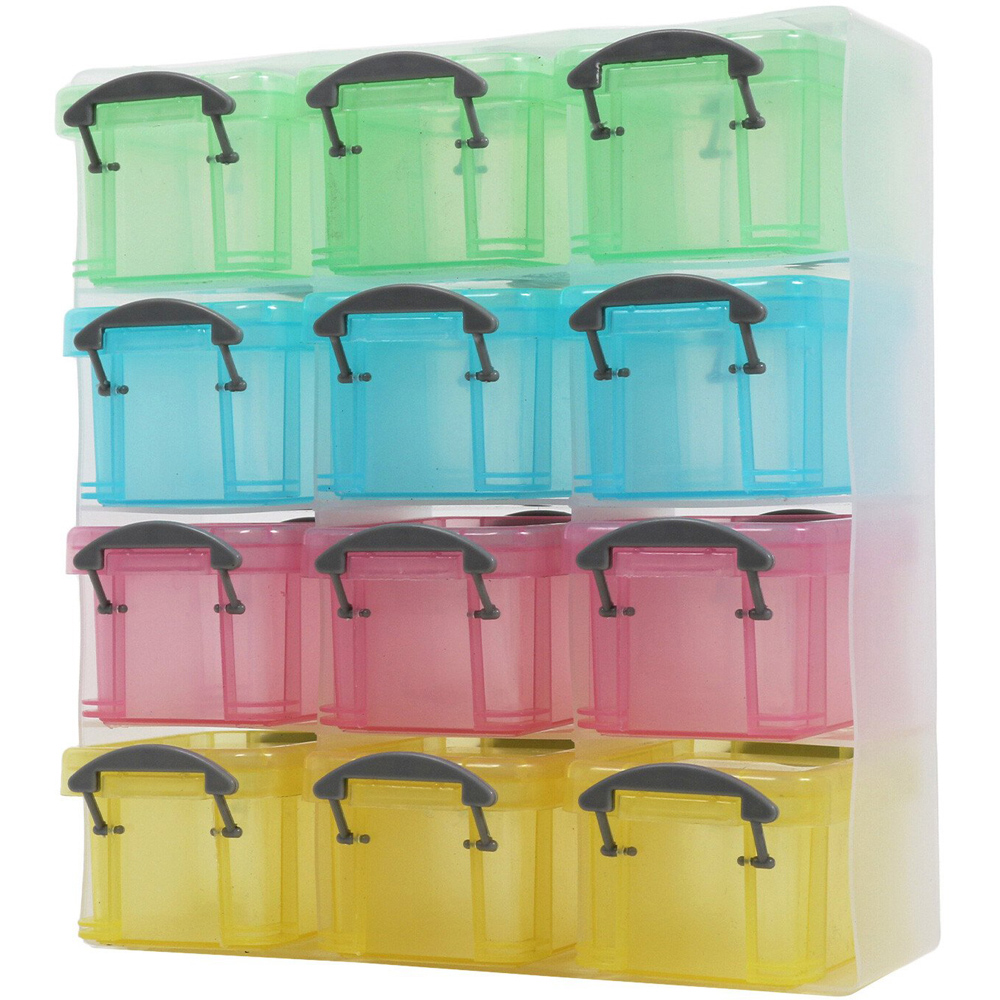 Multicolour Storage Box 12 Piece Image 2