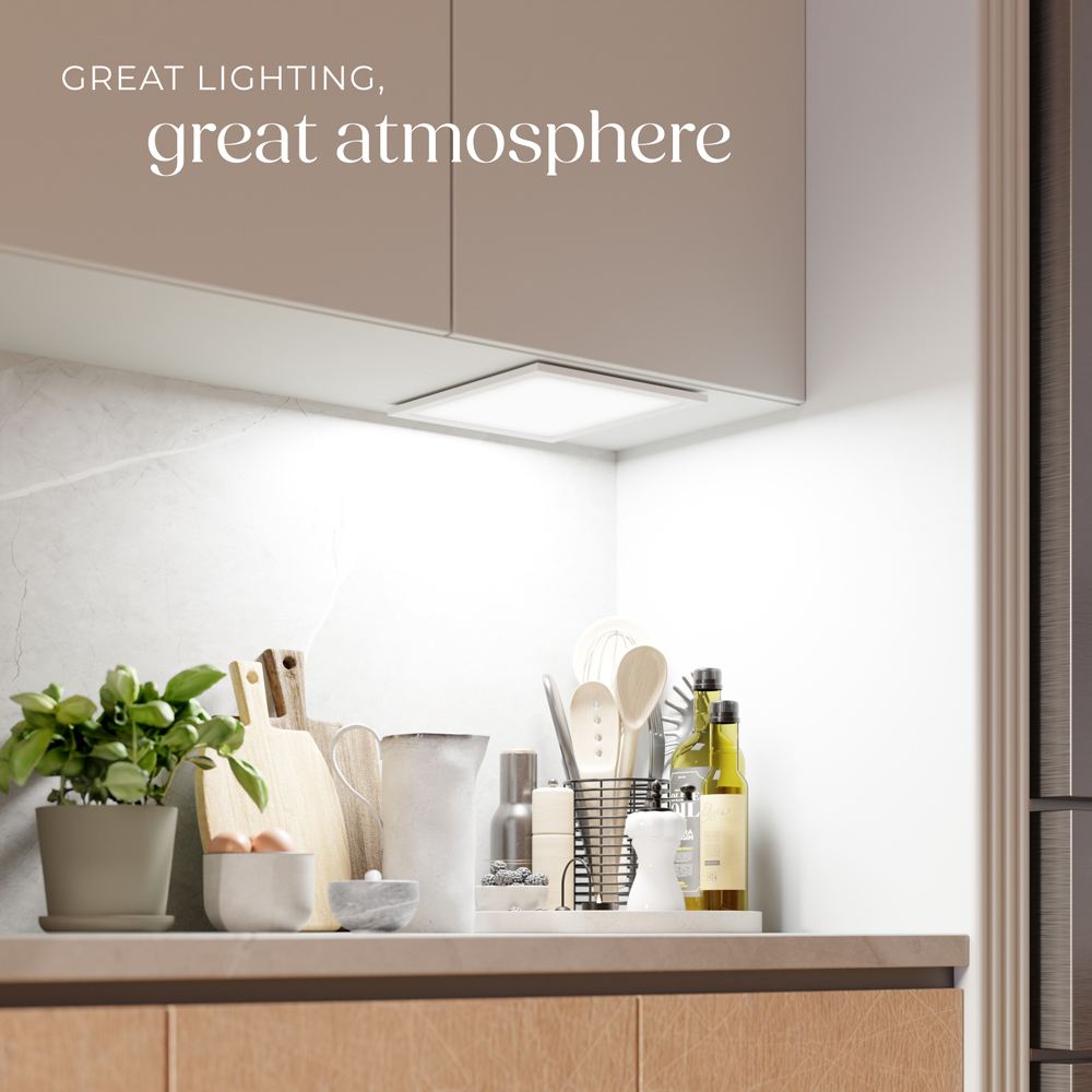 tectake Lucerna 14W 3000K Ultra Slim Warm White LED Panel Light 29.5 x 29.5cm Image 7
