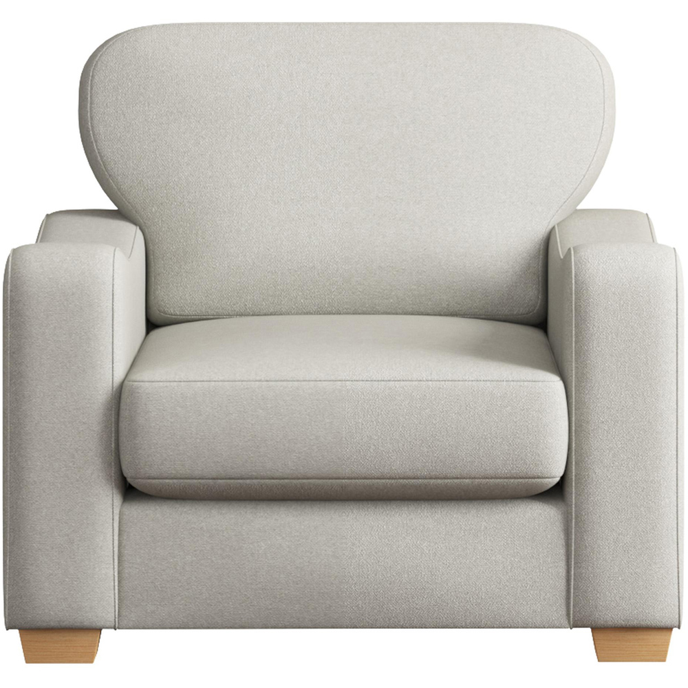 Theadford Mink Venice Fixed Back Armchair Image 2