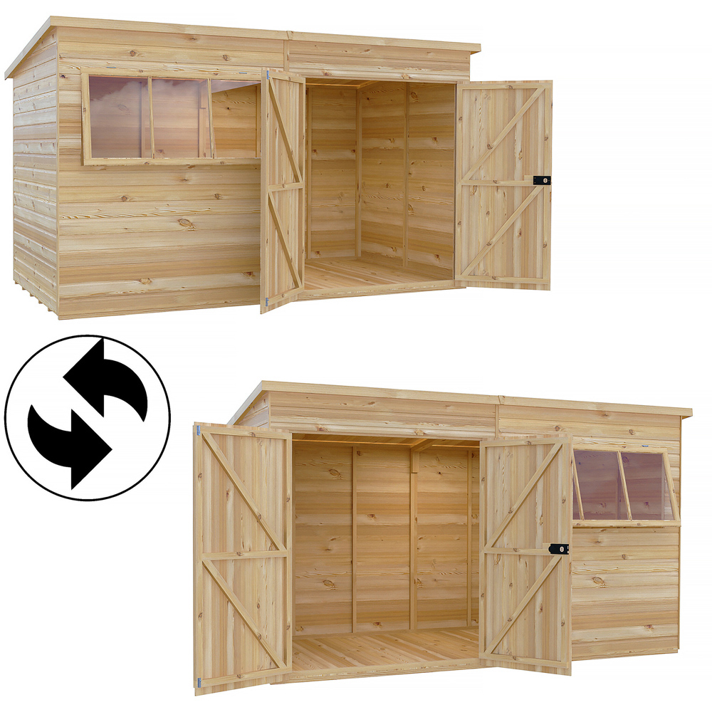Shire 12 x 8ft Ranger Pent Shed Image 5