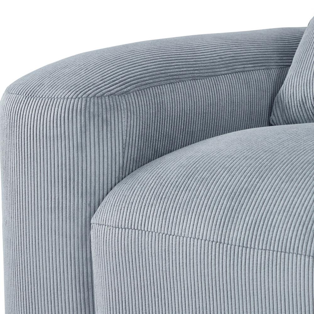 Furniture One 3 Seater Spring Cushion Corduroy Sofa Image 5