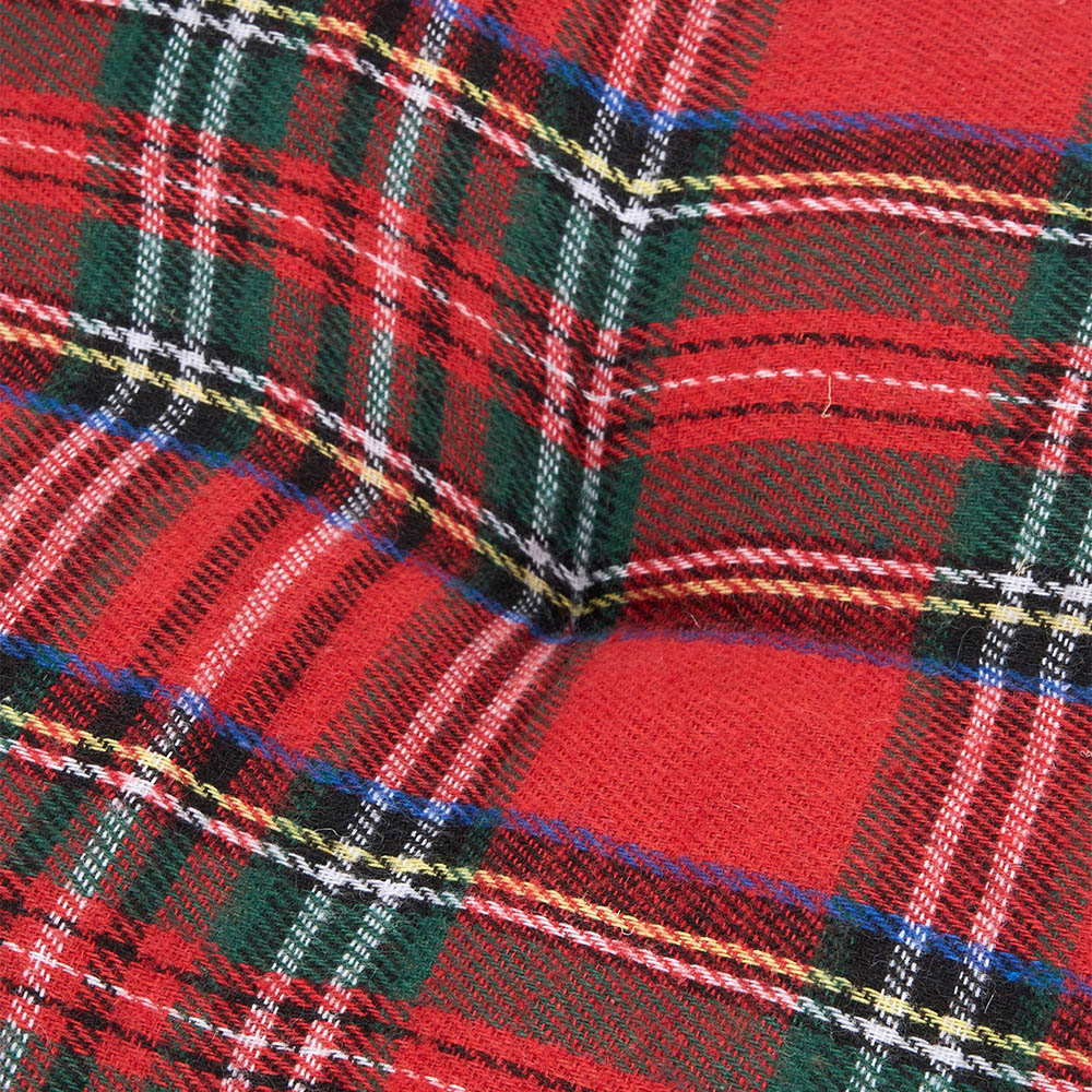 Living and Home Red Checkered Chair Cushion 40 x 40cm Image 4