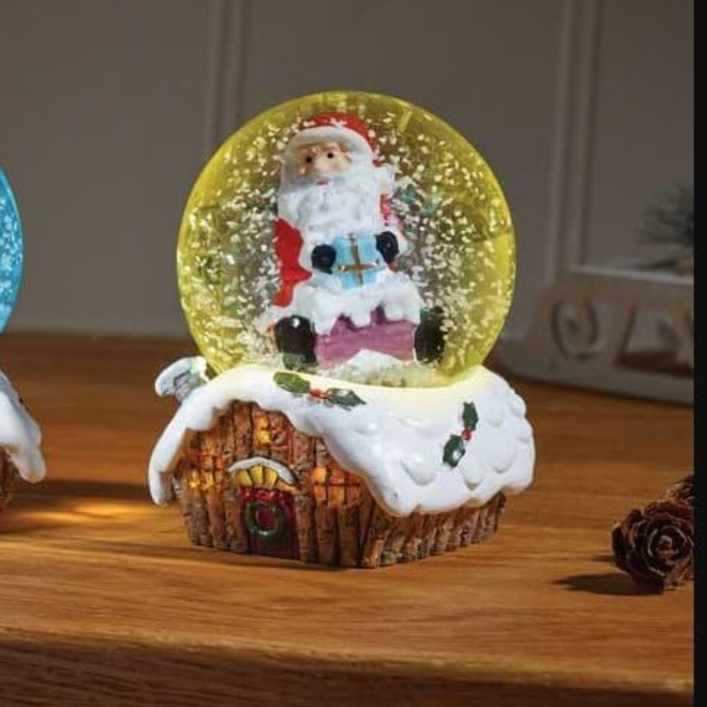 Marco Paul Colour Changing LED Light Up Snow Globe Christmas Decoration Image 2