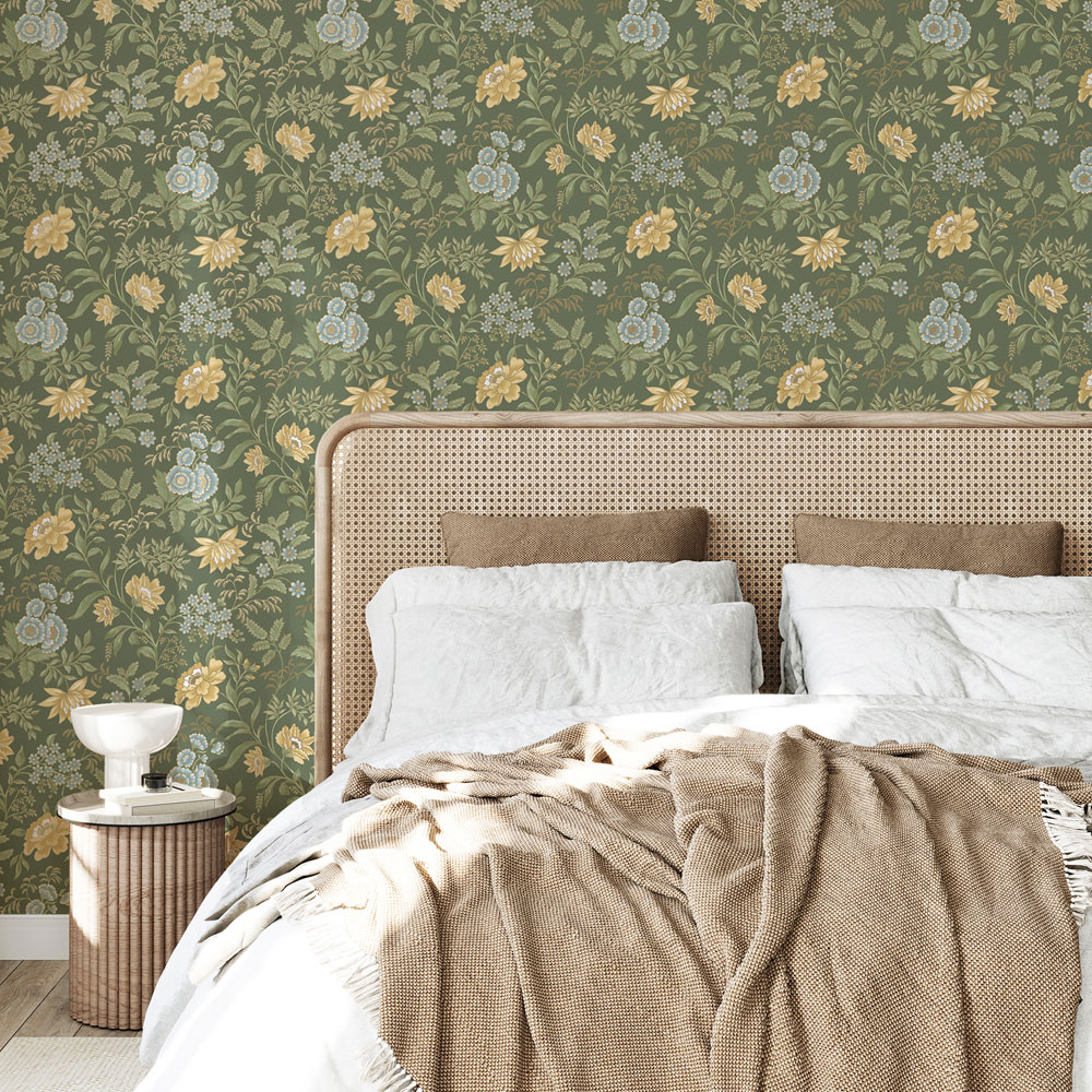 Rasch Wallpaper Garden Muse Evergreen Wallpaper Image 3