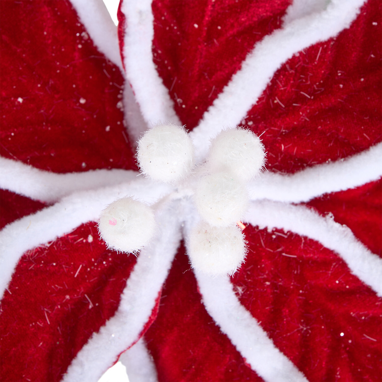Red and White Flower Pick Image 3