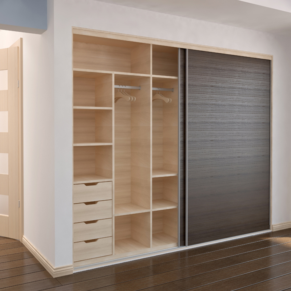 Coburn Celantur 50 3 Door Sliding Cupboard Track Fixing Kit 2m Image 2