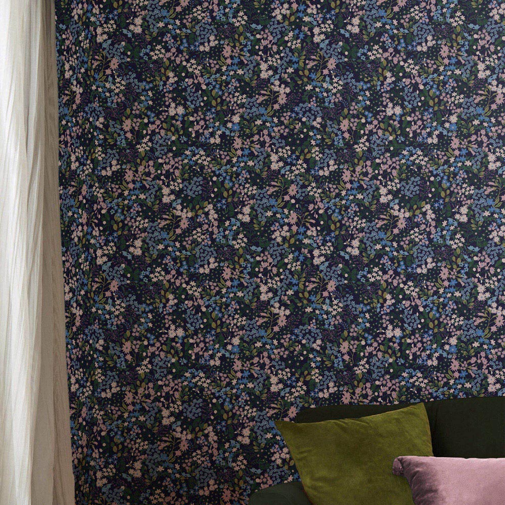 Joules Gilmorton Ditsy Garden Greens Wallpaper Image 3