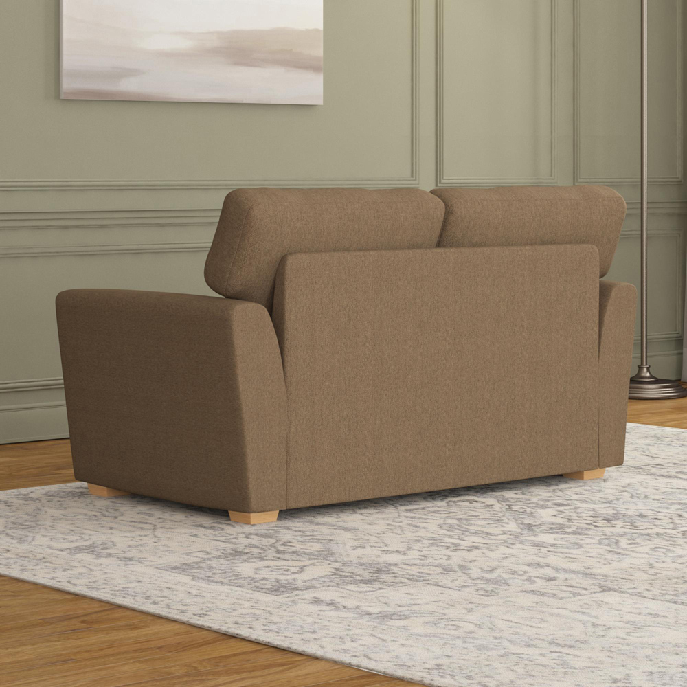 Wendleberry 2 Seater Nutmeg Venice Fixed Back Sofa Image 6