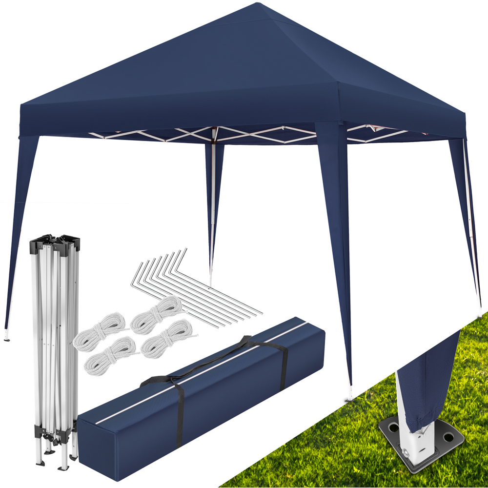 tectake Linosa 3 x 3m Blue Water and UV Resistant Gazebo Image 2