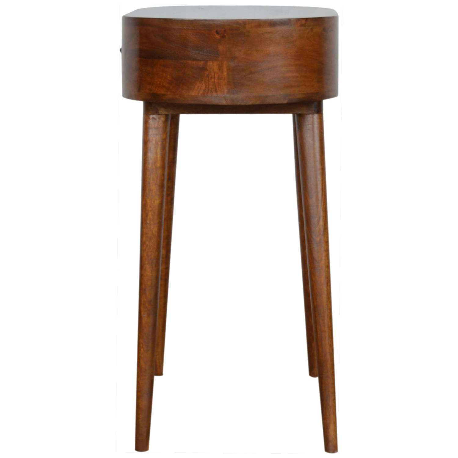 Artisan Furniture Albion Chestnut Single Drawer Solid Wood Console Table Image 5