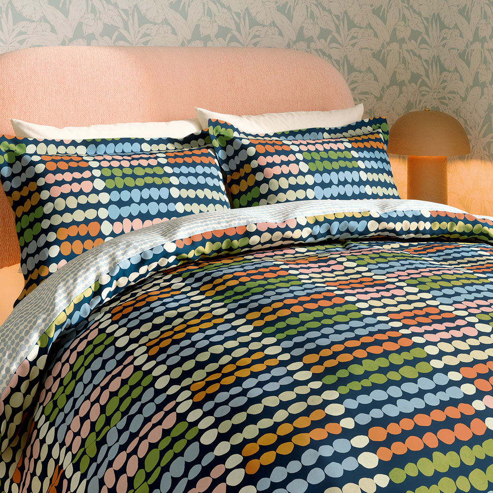 Scion Polka Super King Size Chai Duvet Set Image 2