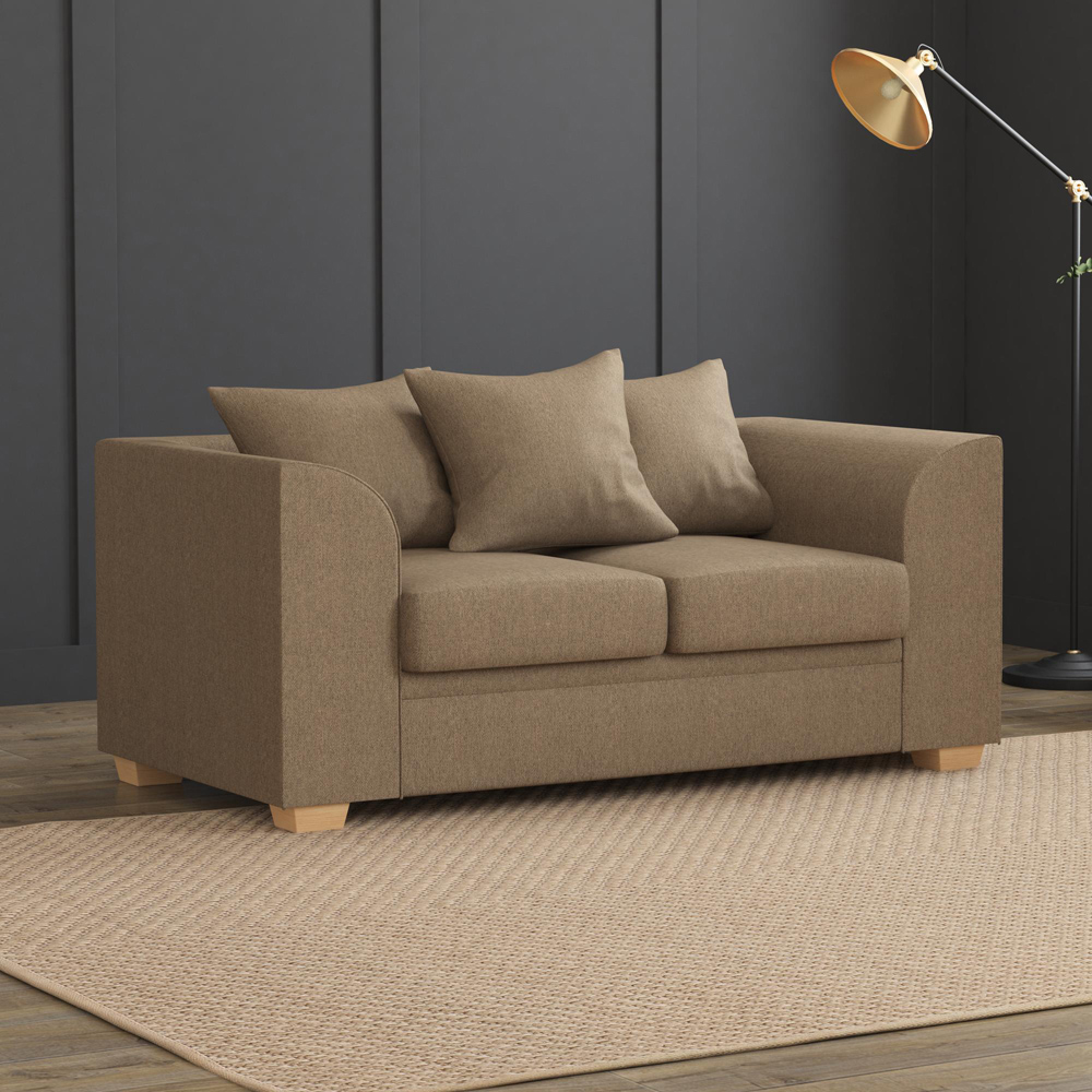 Modo 5 Seater Nutmeg Venice Scatter Back Sofa Set Image 4