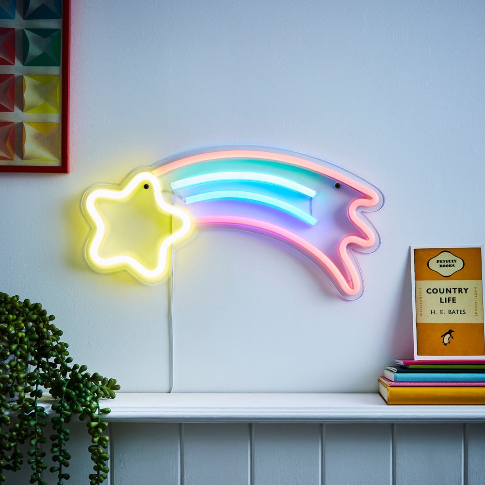 Glow Shooting Star Neon LED Wall Light Image 6