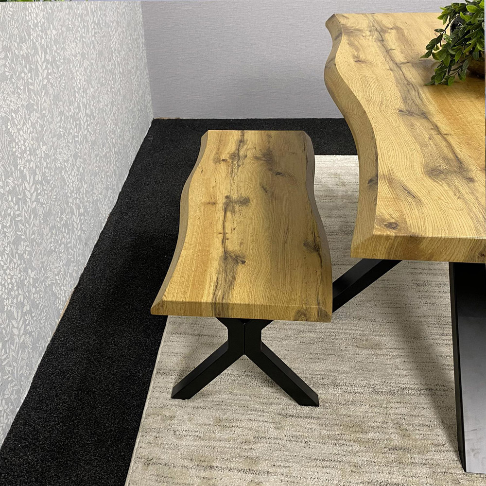 Kosy Koala 4 Seater Wooden Dining Table Set with Benches Image 2