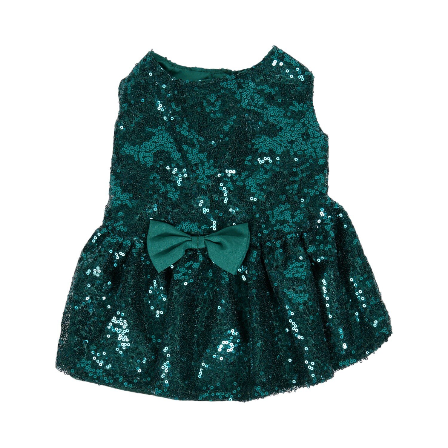 Sparkly Christmas Dog Dress XL Image 4