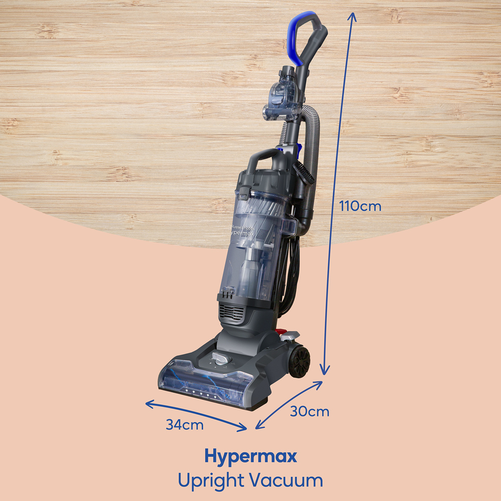 Russell Hobbs RHUV7001 Grey and Blue Hypermax Upright Vacuum Cleaner Image 9