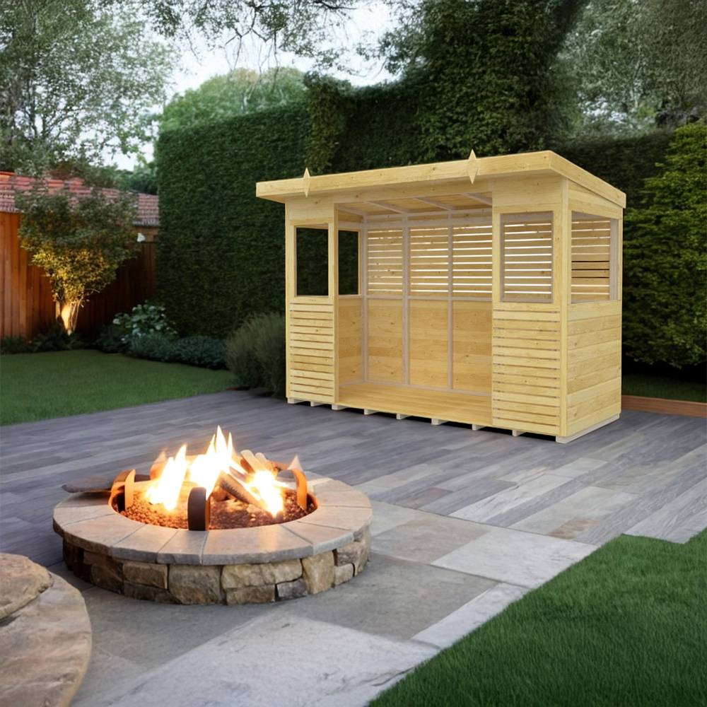 DIY Sheds 10 x 4ft Pressure Treated Tongue and Groove Timber Outdoor Kitchen Shelter Image 6