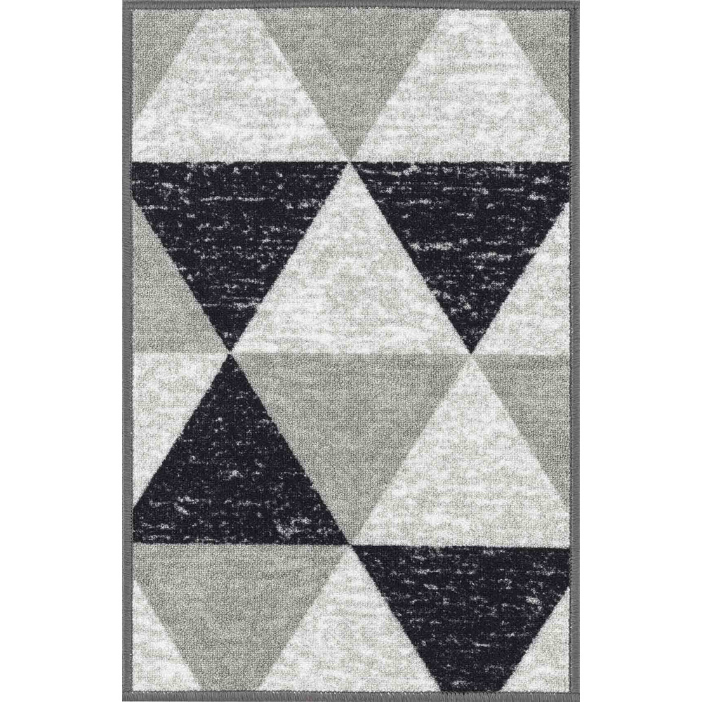 Desire Rugs Havana Grey Geometric Anti Slip Door Mat 300 x 80cm Image 1