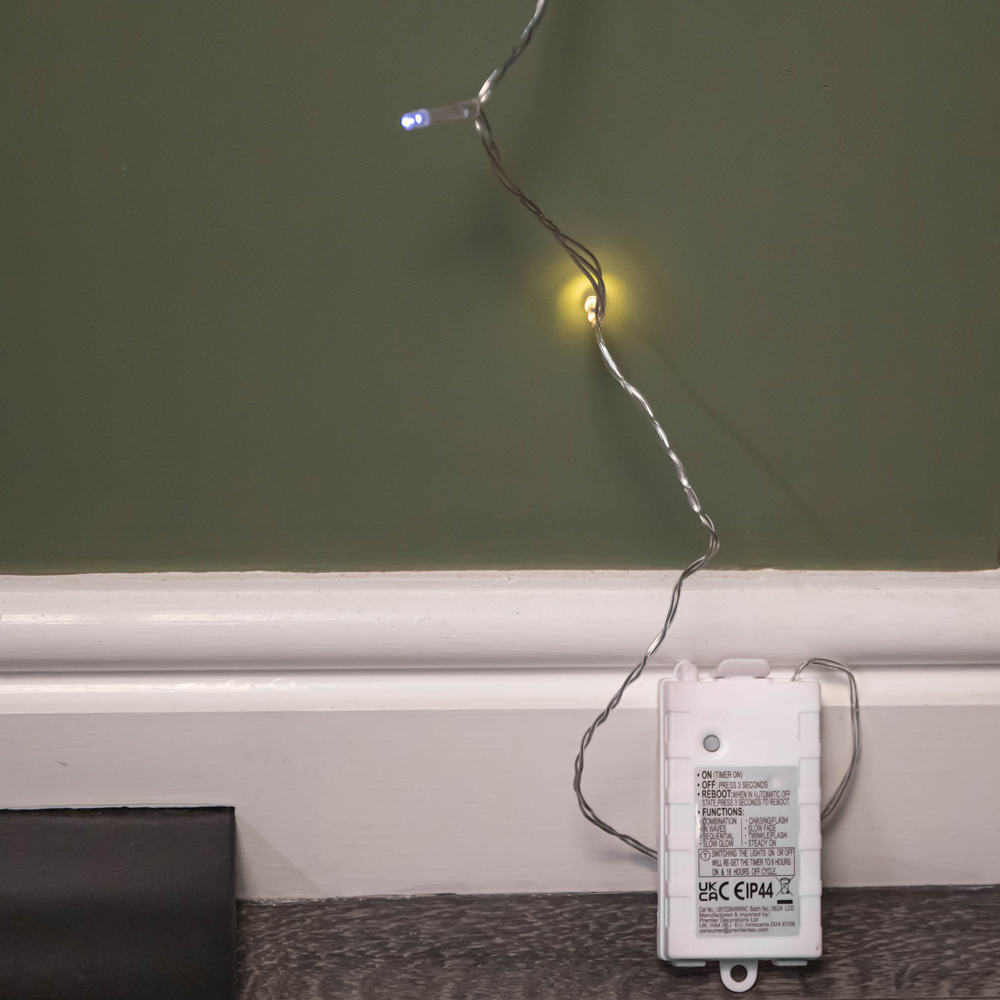 Samuel Alexander 50 Cool and Warm White LED Multi-Function Clear String Light 5m Image 7