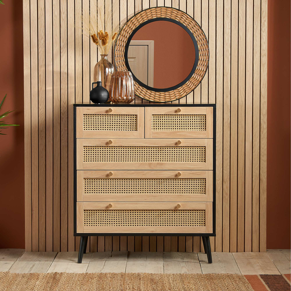 Birlea Croxley Black 4 Piece Bedroom Furniture Set Image 3
