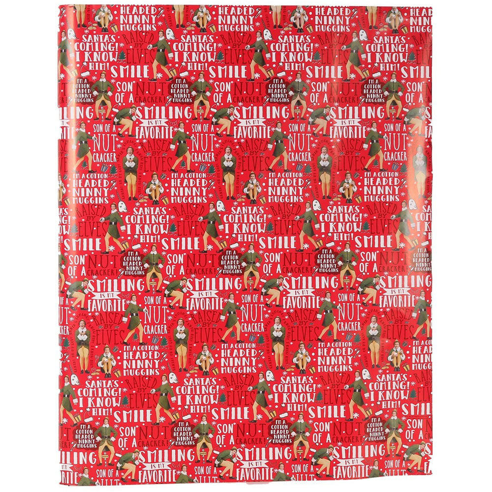 Elf Wrapping Paper 4m Image 2