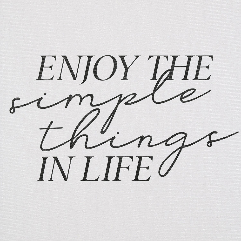 Single Neutral Simple Affirmation Canvas 50 x 40cm in Assorted styles Image 4